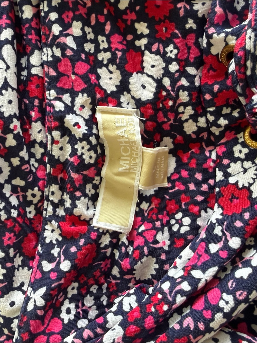 Michael Kors Floral Spaghetti-Strap Midi Dress - Picture 5 of 5